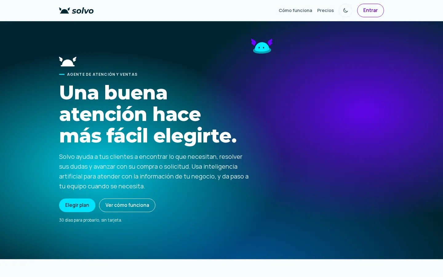 Solvo website