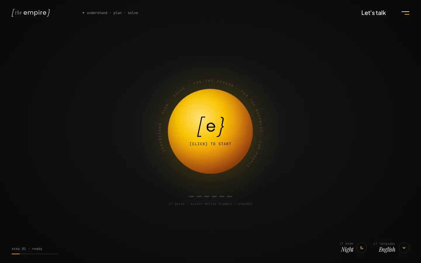 The Empire website